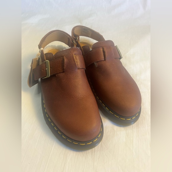 DR MARTENS Jorge II Ambassador Faux Fur Lined Slingback Mules Wmns 10 New No Box - Picture 5 of 14